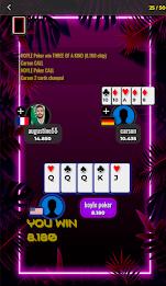 Hoyle Poker: 5 Card Online スクリーンショット 1