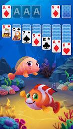 Solitaire Fish Klondike Card Capture d'écran 0