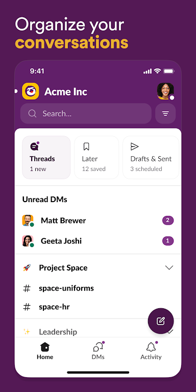 Slack Screenshot 1