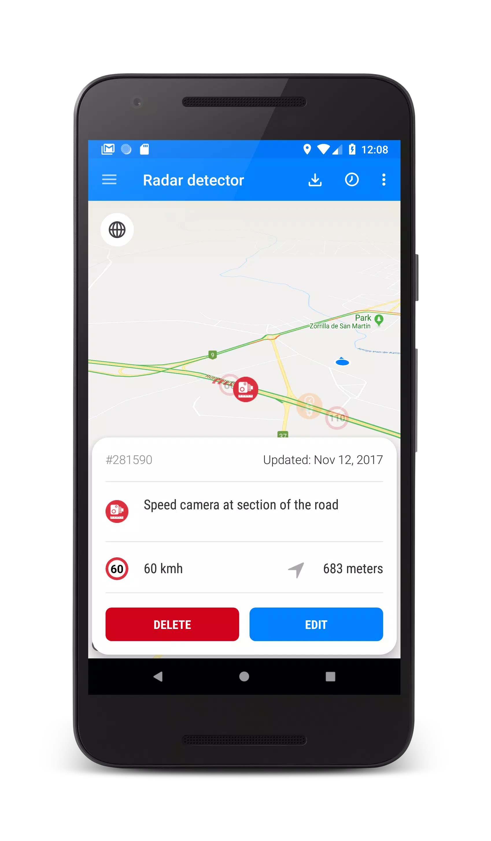 Speed Camera Detector ဖန်သားပြင်ဓာတ်ပုံ 2