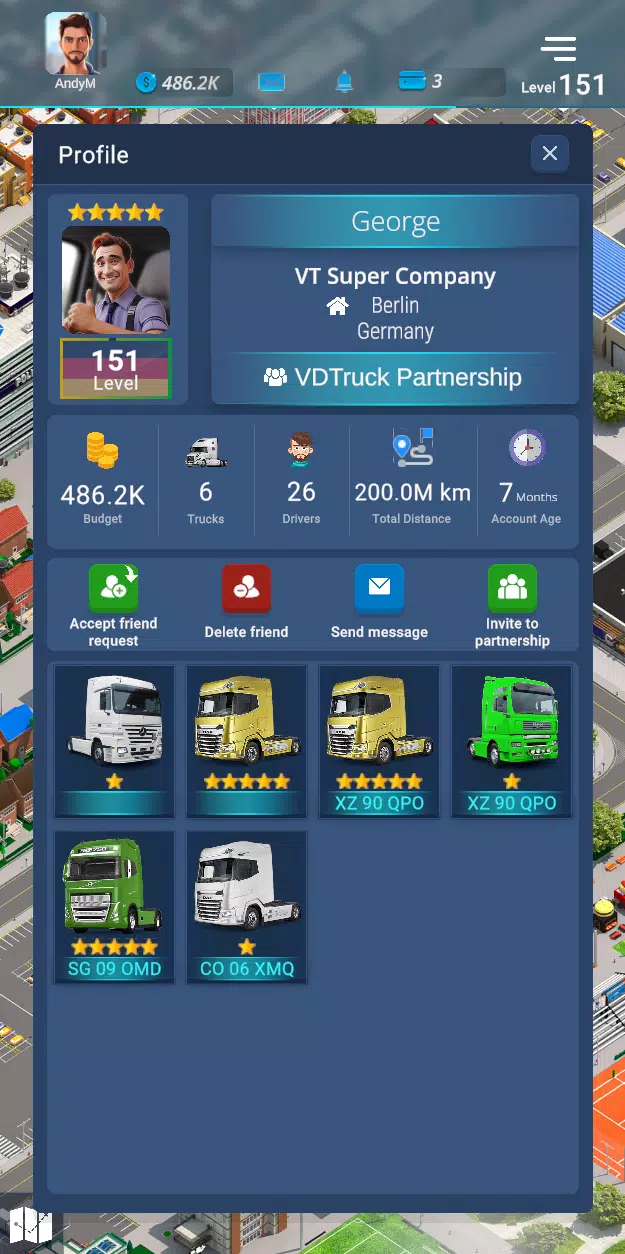 Virtual Truck Manager 3 Captura de tela 2