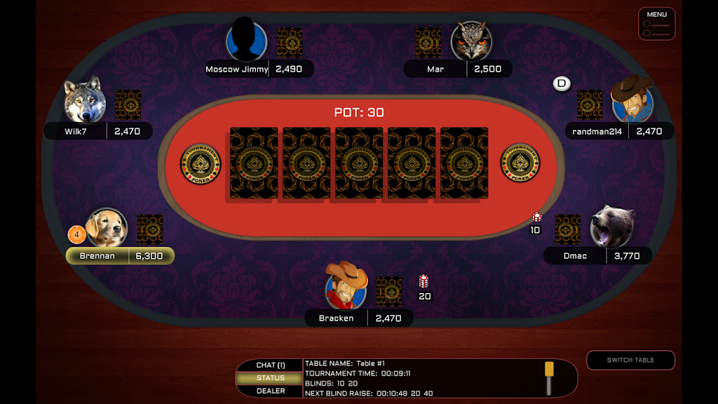 E-Tournament Poker স্ক্রিনশট 1