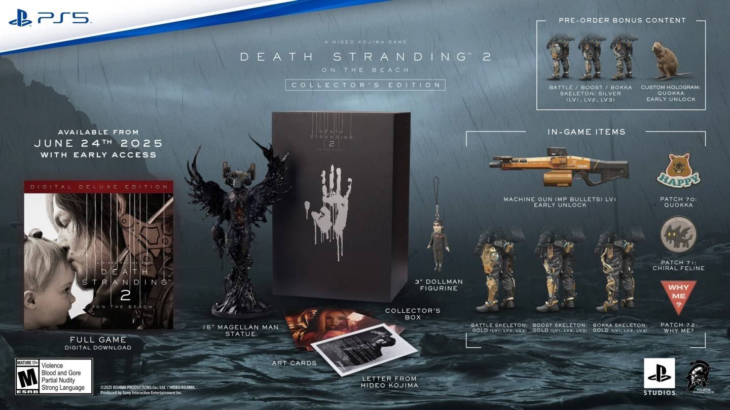 Death Stranding 2 On The Beach Collectors Edition Trailer uitgebracht door Sony