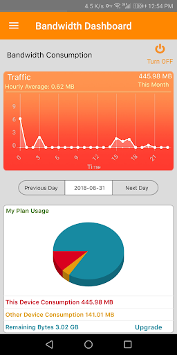 Schermata IZONE APP VPN 2