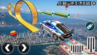 Car Games: Stunts Car Racing Captura de tela 2