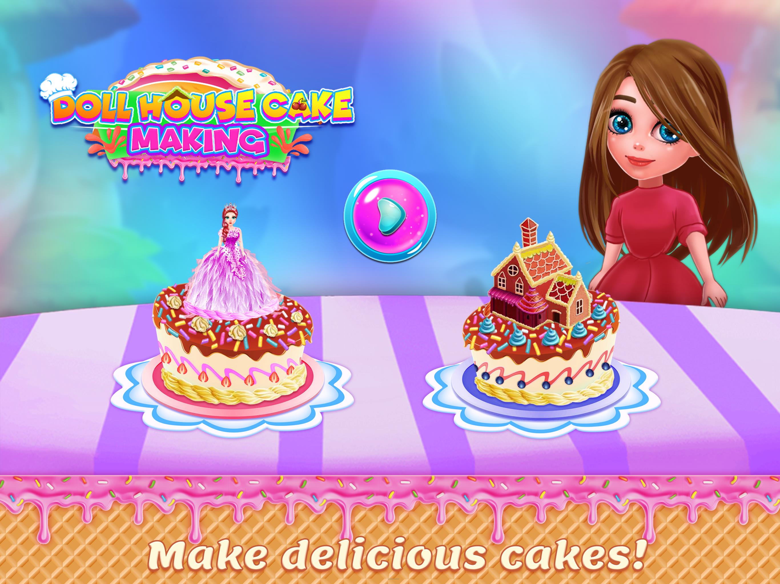 Doll House Cake Maker Game应用截图第2张