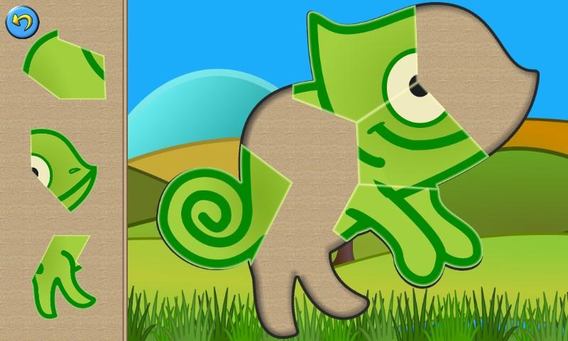 Dino Puzzle Kids Dinosaur Game Ekran Görüntüsü 1