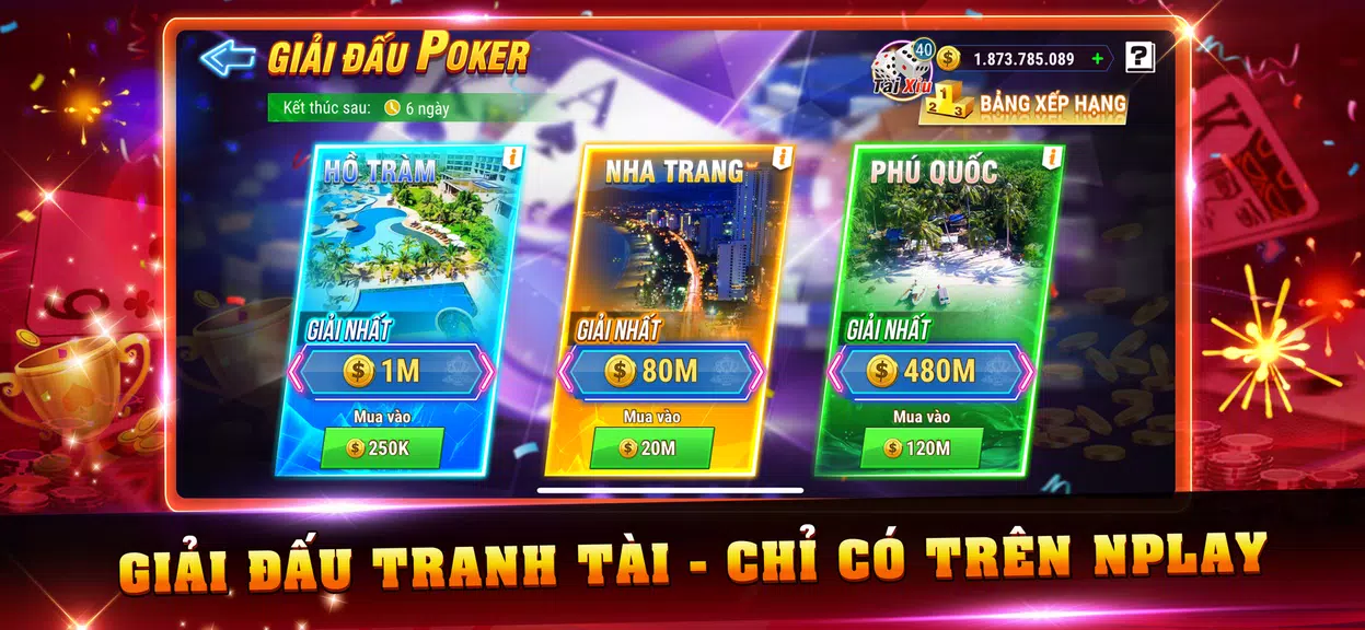 NPlay – Game Bài online, Tiến Lên, Xì Tố, Mậu Binh应用截图第1张