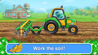 Wheat Harvest: Farm Kids Games Tangkapan skrin 3