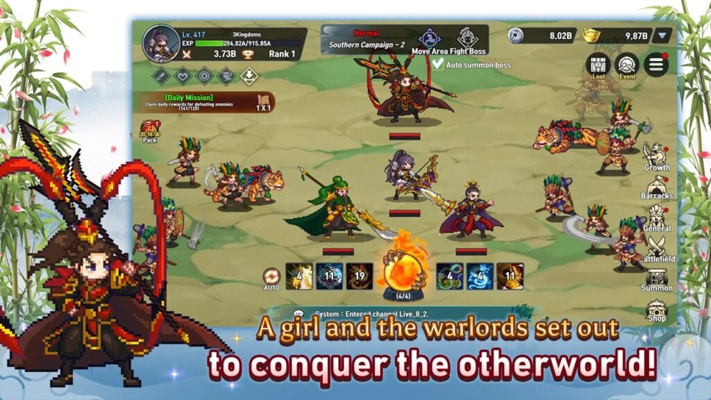 Tre regni dell'altro mondo, un gioco in stile Dynasty Legends, scende su Android