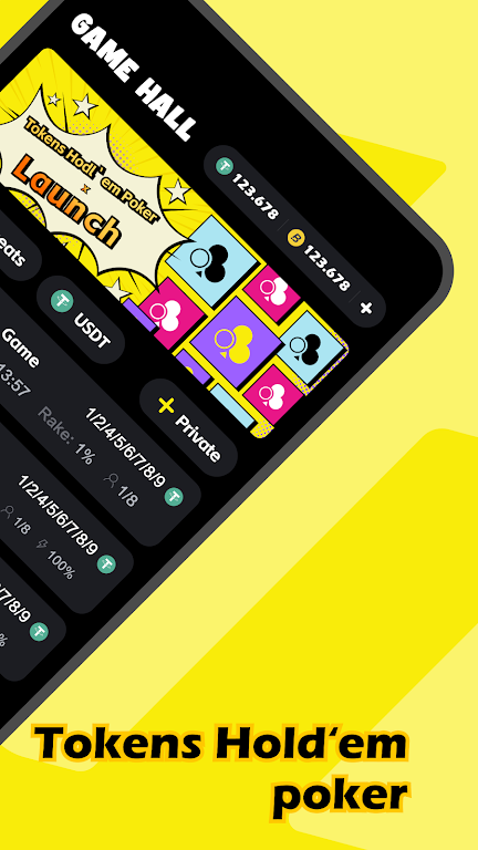Tokens Hodl’em Poker Capture d'écran 1
