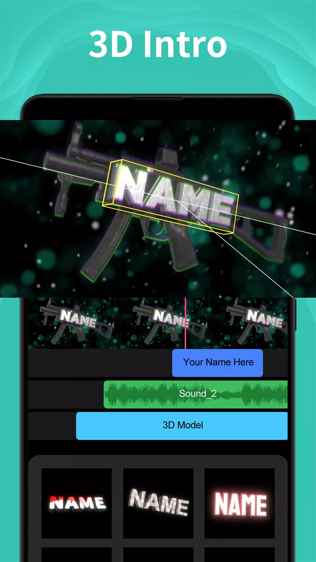 Intro Maker Schermafbeelding 2