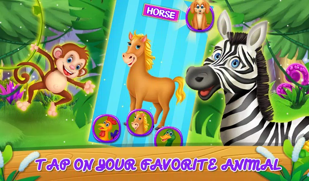 Learning Animal Sounds Games ဖန်သားပြင်ဓာတ်ပုံ 3