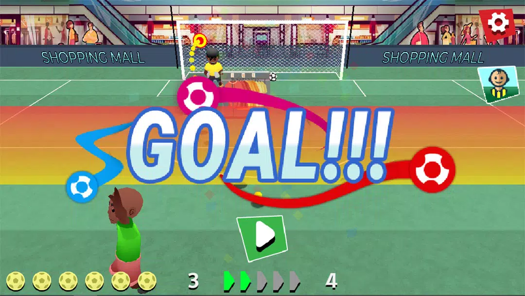 FreeKick Screamers - Football Capture d'écran 2