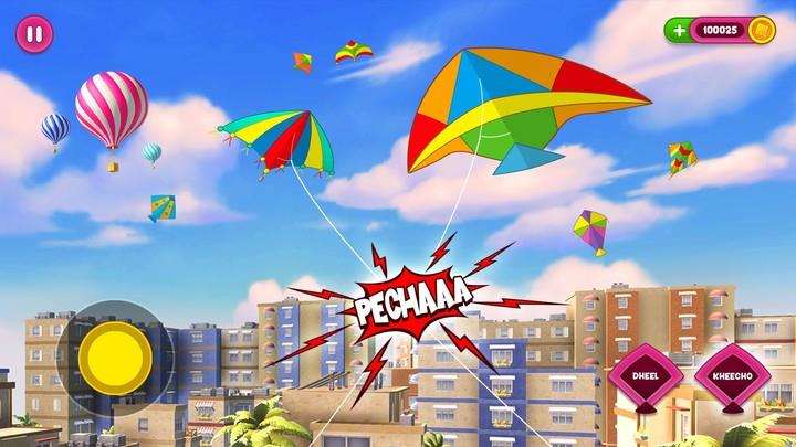 Pipa Combate Kite Flying 3D Скриншот 0