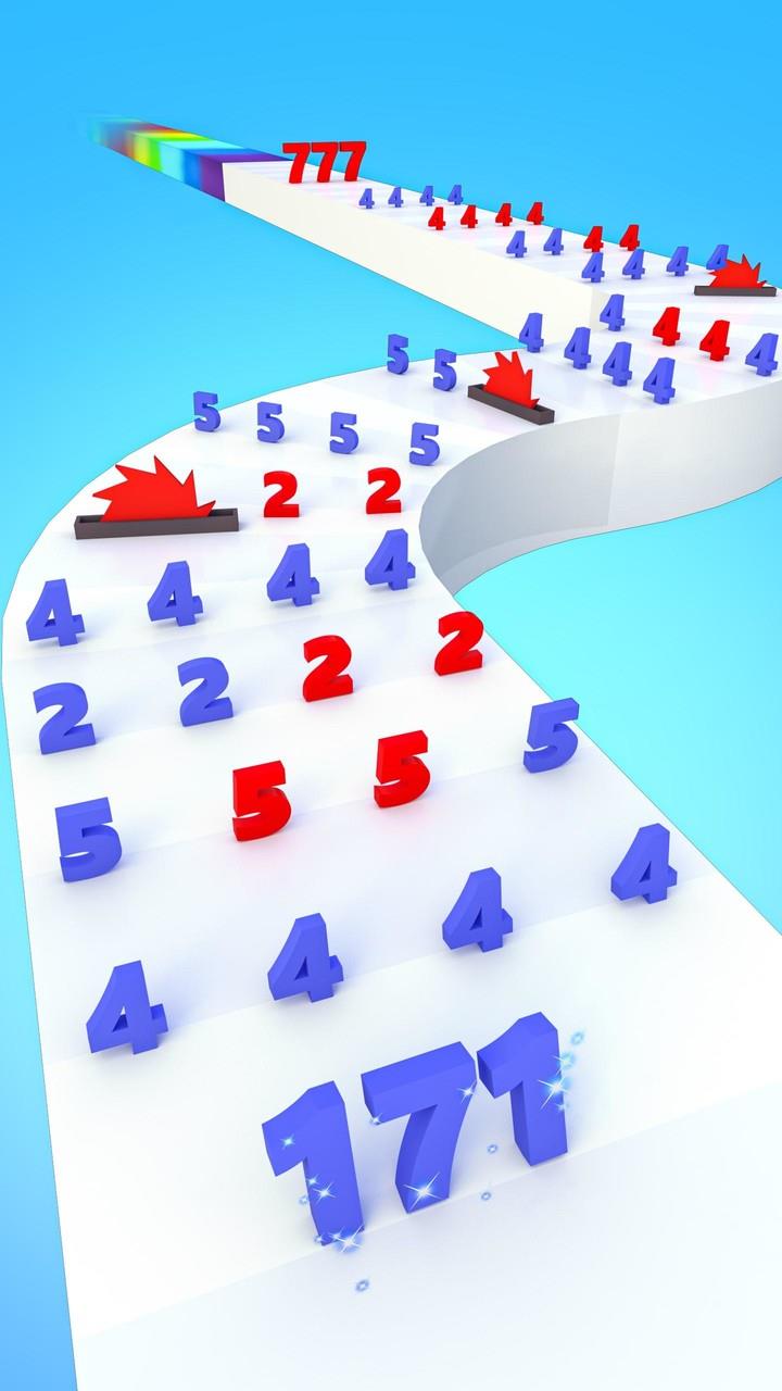 Number Run & Merge Master Game Скриншот 2