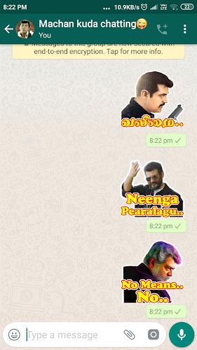 Tamil Stickers: WAStickerApps Ekran Görüntüsü 2