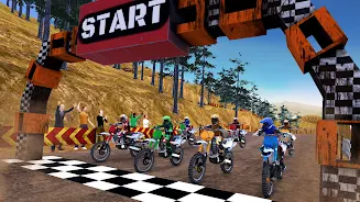 Dirt Track Bike Racing Captura de tela 2