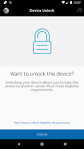 AT&T Device Unlock Captura de pantalla 0