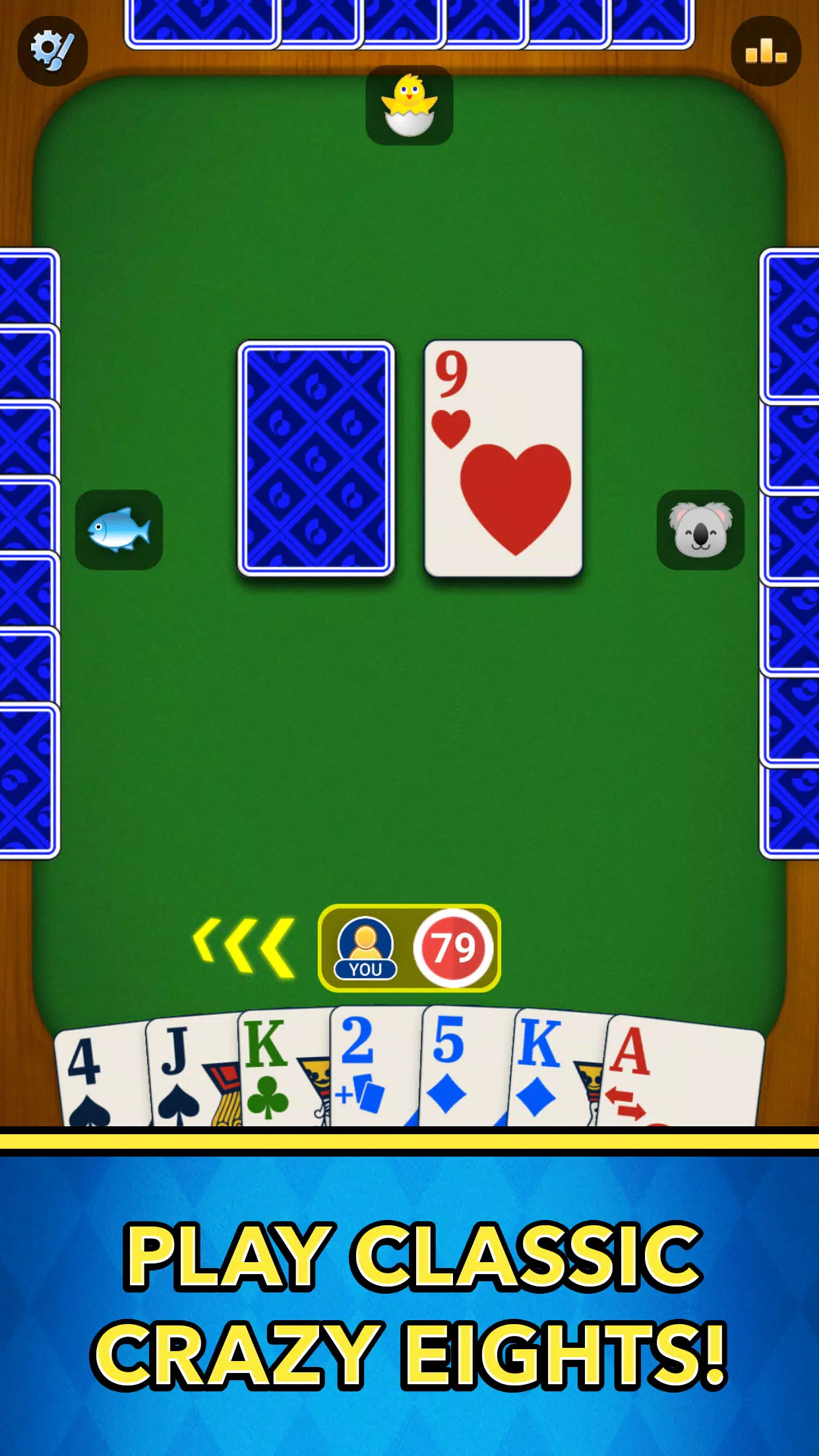 Crazy Eights Capture d'écran 0