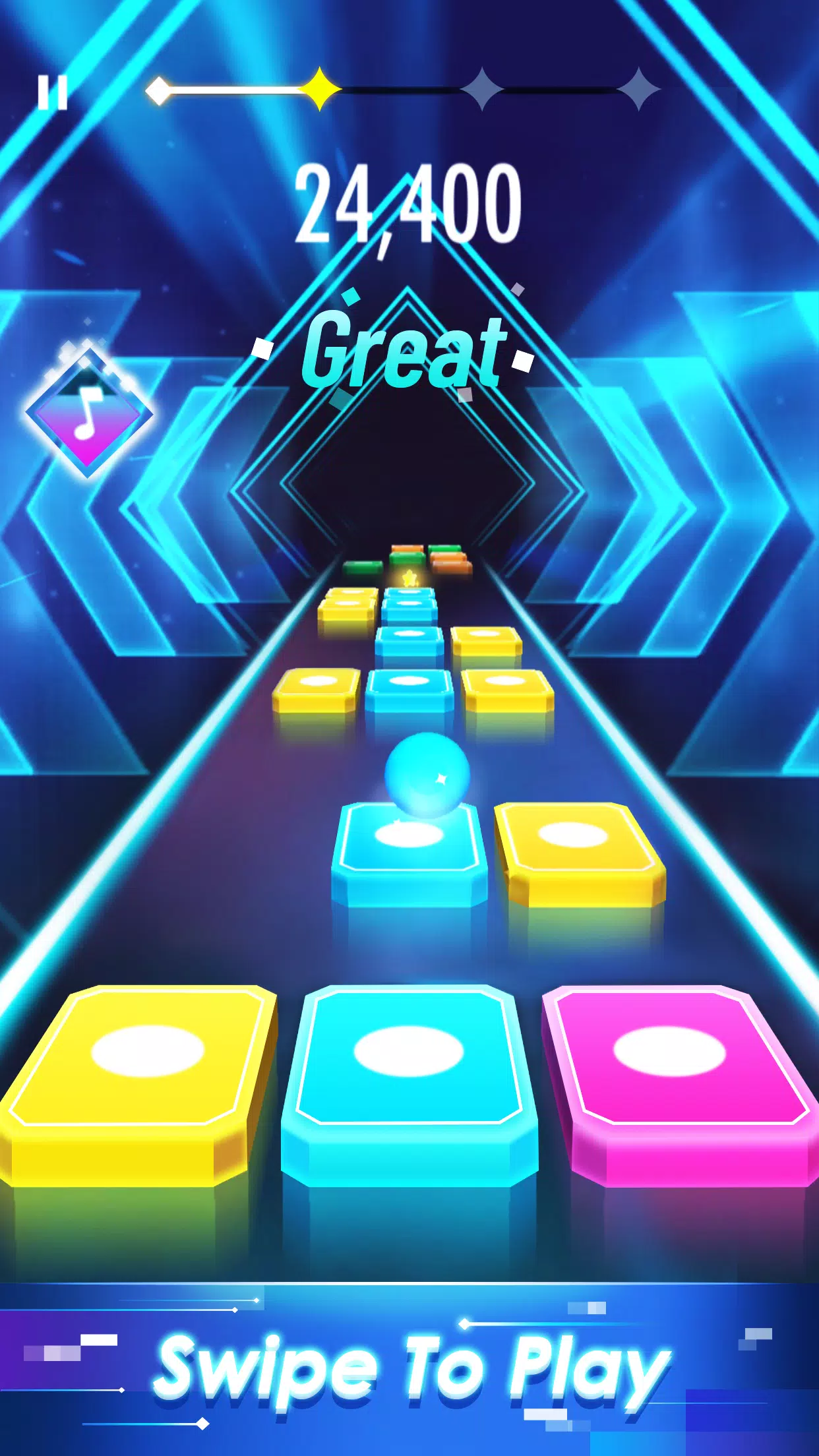 Magic Tiles Hop: EDM Rush Ball Captura de pantalla 1