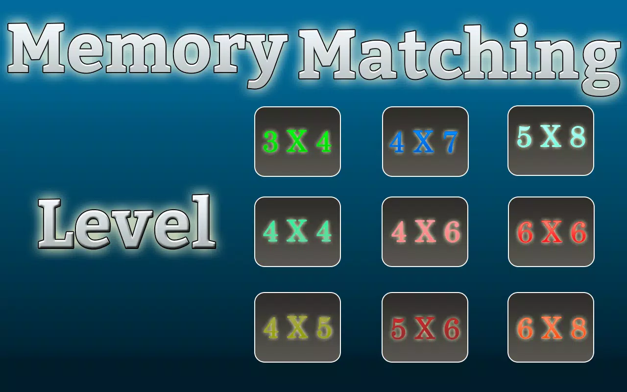 Memory Matching Game Ảnh chụp màn hình 0