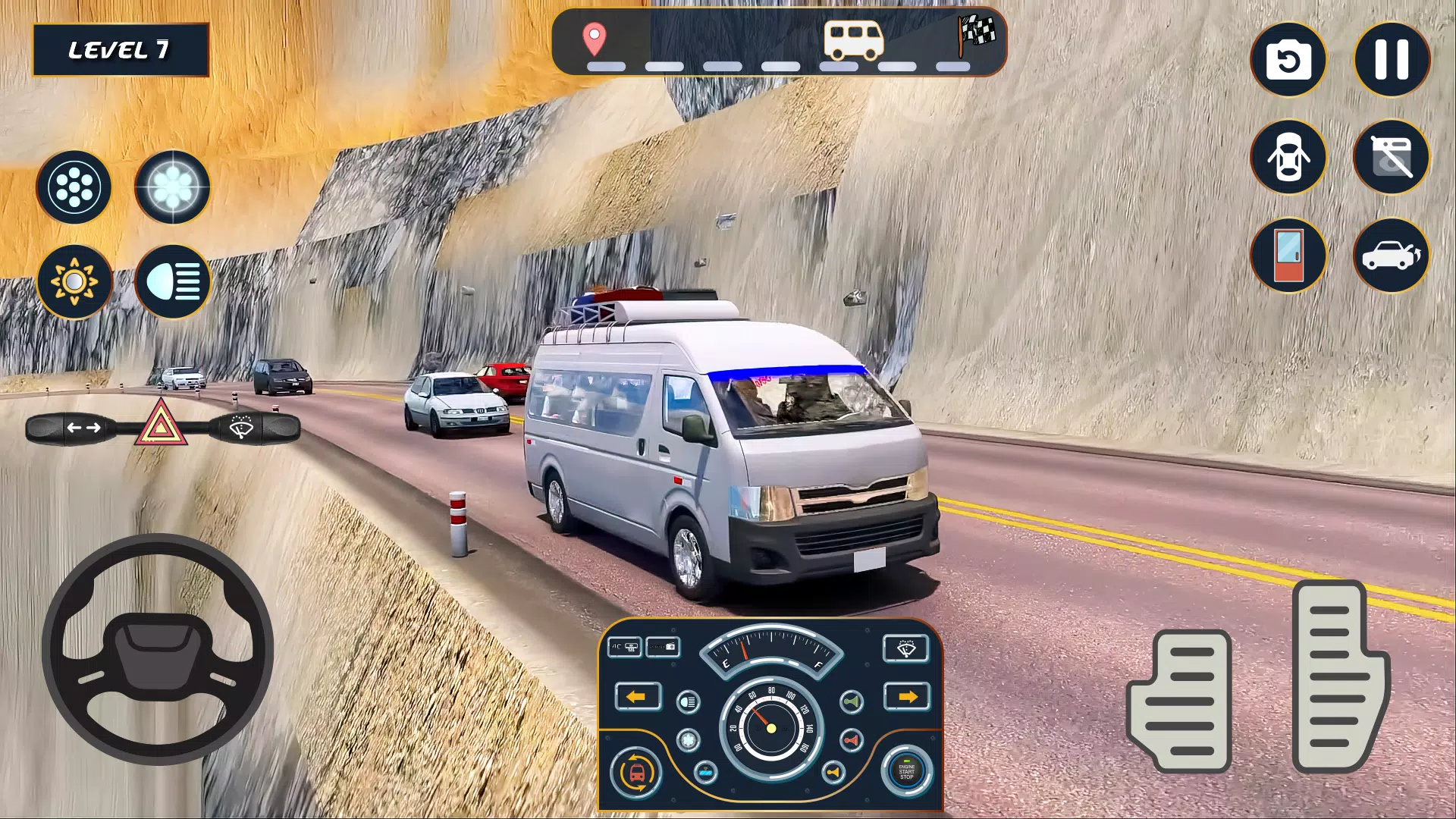 Van Simulator Dubai Van Games ภาพหน้าจอ 1