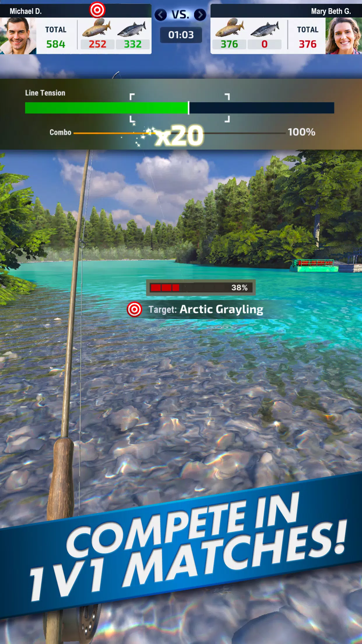 Ultimate Fishing! Fish Game スクリーンショット 1