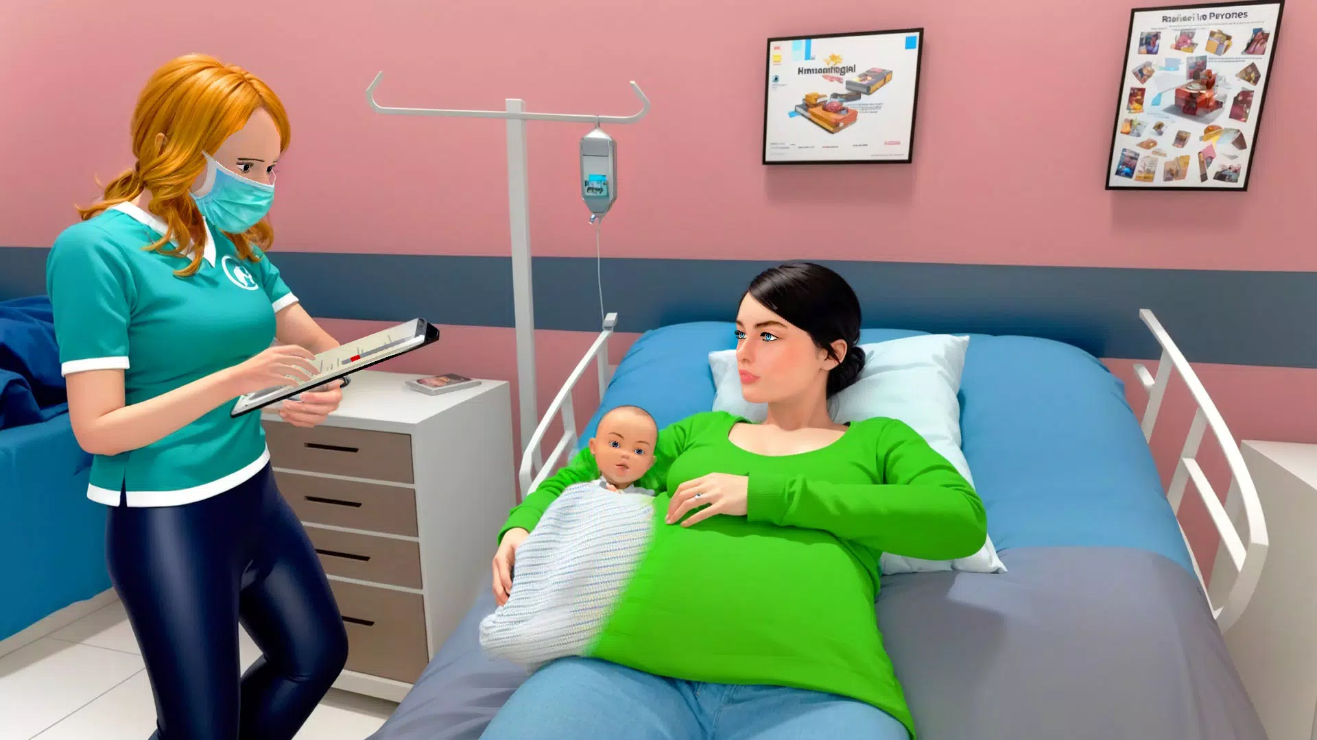 Pregnant Mom Game: Family life Zrzut ekranu 1