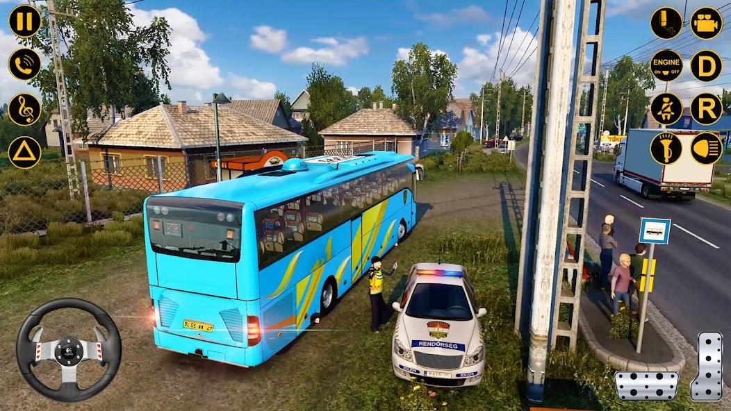 Coach Bus Simulator Games Mod Captura de tela 3