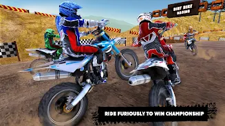 Dirt Track Bike Racing Captura de tela 1