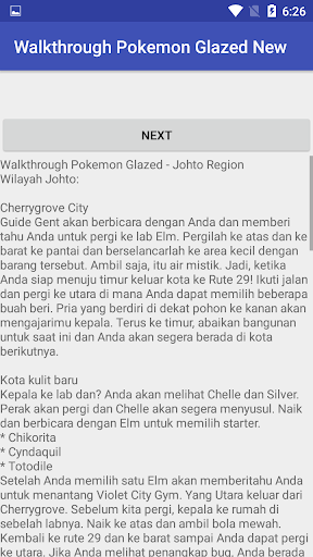 Walkthrough Pokemon Glazed New ဖန်သားပြင်ဓာတ်ပုံ 2