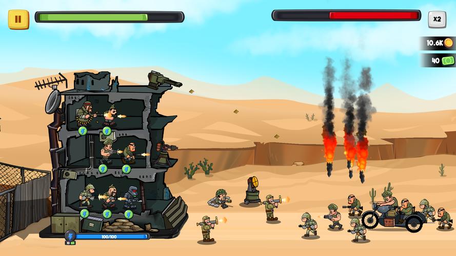 World War Army Defense: TD WW2 Screenshot 2