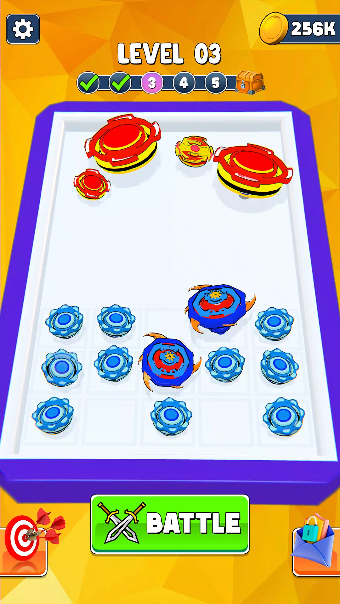 Merge & Battle Spinner Game Скриншот 0