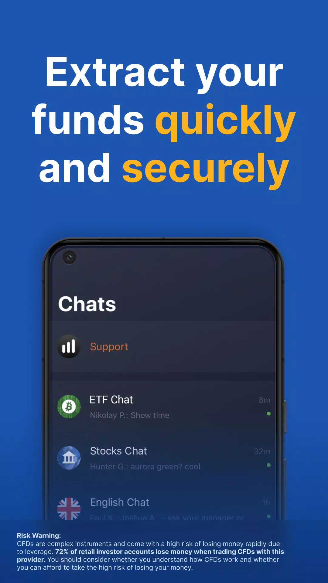 IQ Option 经纪商：在线交易應用截圖第3張