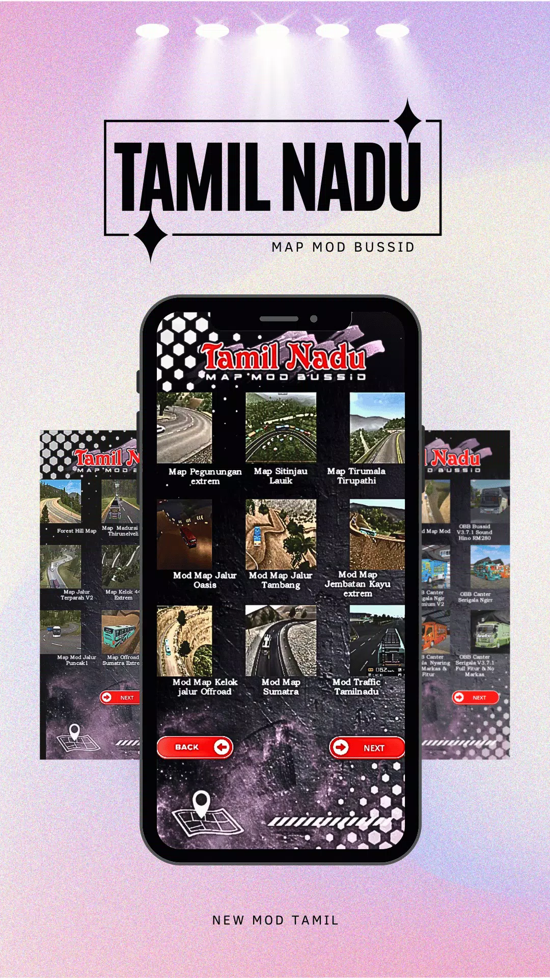 Tamil nadu map mod bussid Capture d'écran 2