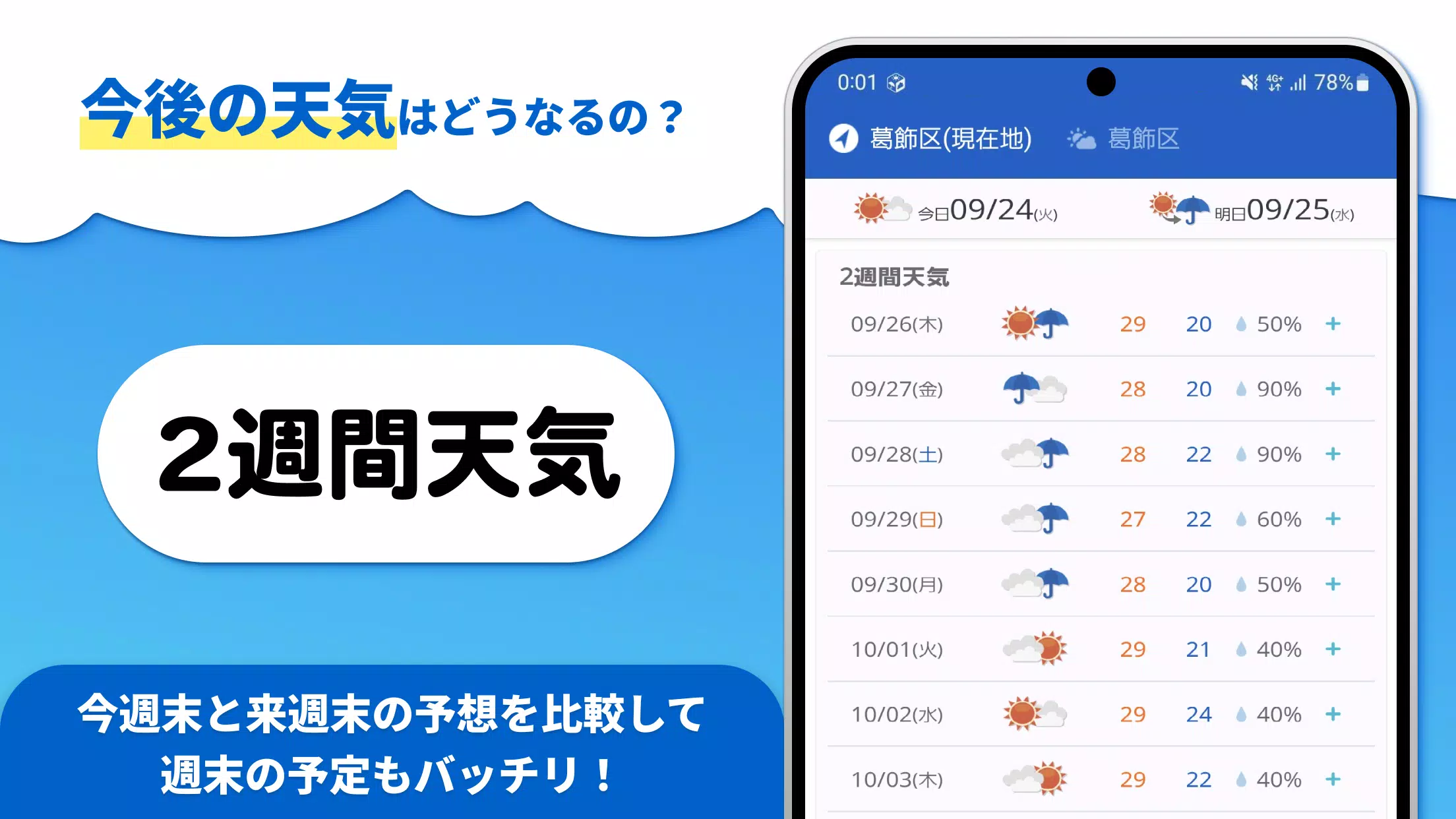 tenki.jp 日本気象協会の天気予報アプリ・雨雲レーダー स्क्रीनशॉट 3