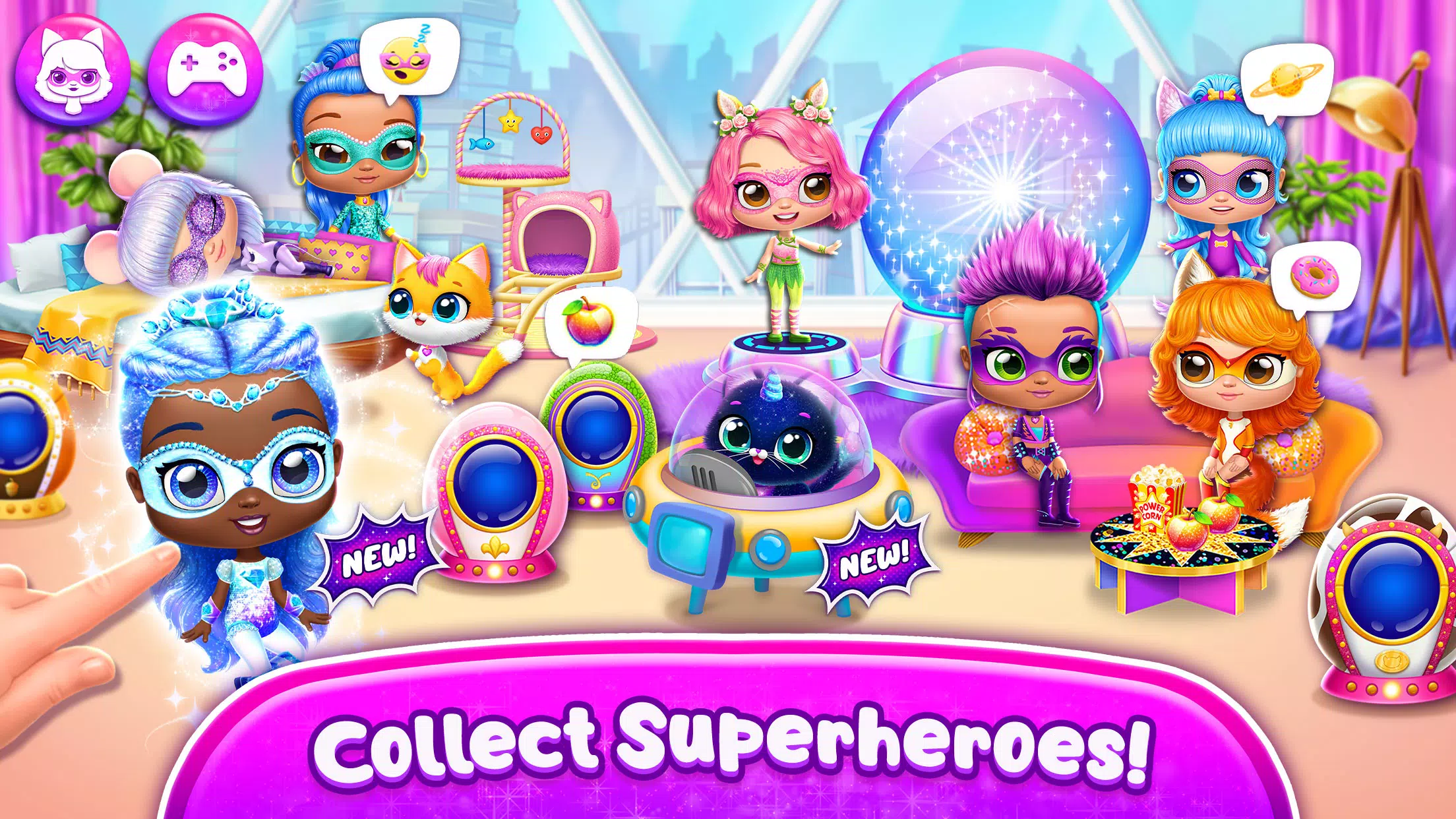 Power Girls - Fantastic Heroes Ekran Görüntüsü 0