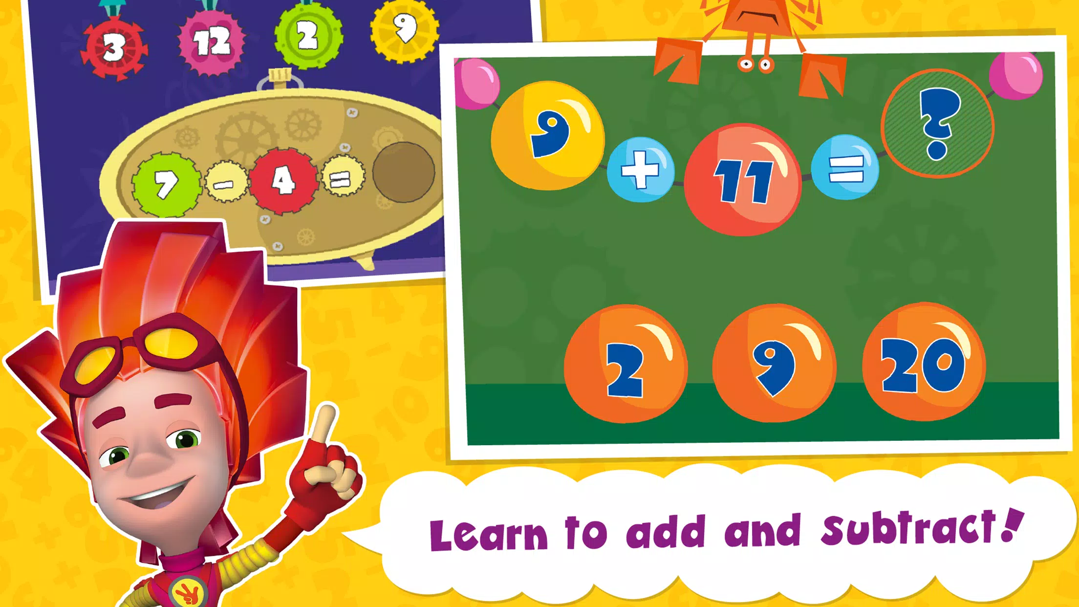 Schermata The Fixies Math Learning Games 1
