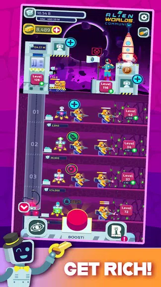 Milky Way Miner: Alien Worlds ဖန်သားပြင်ဓာတ်ပုံ 0