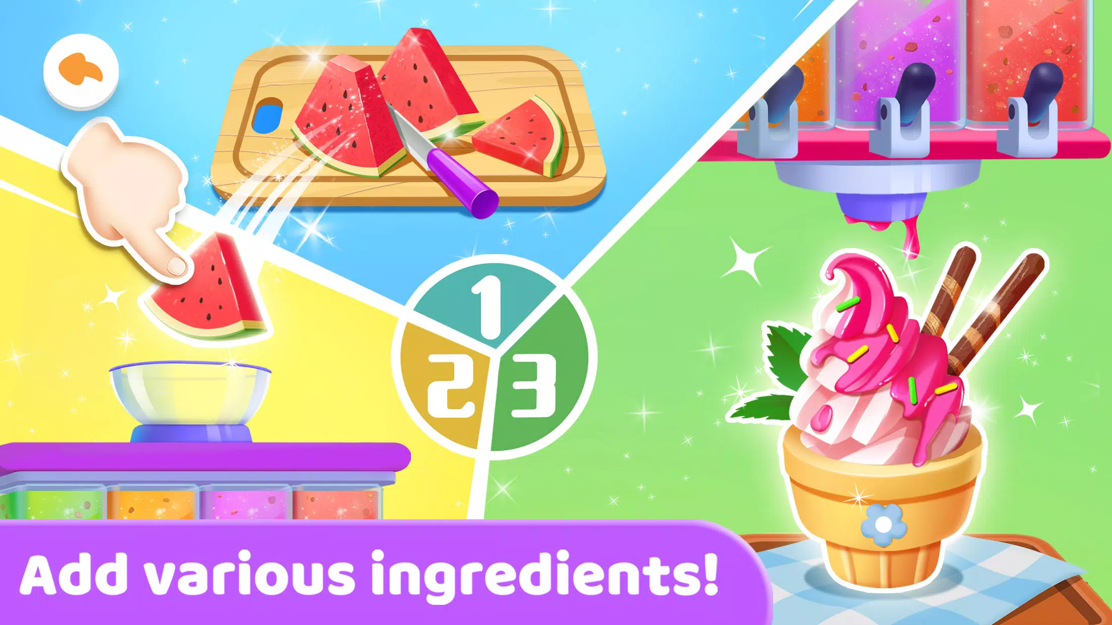 Little Panda’s Ice Cream Stand स्क्रीनशॉट 2