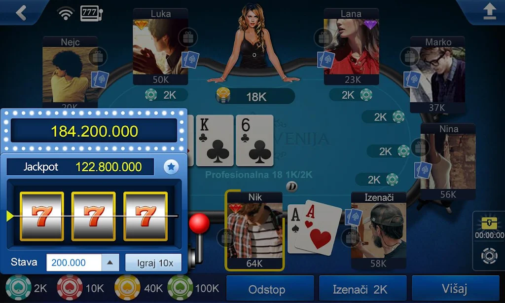 Poker Slovenia hd Tangkapan skrin 2