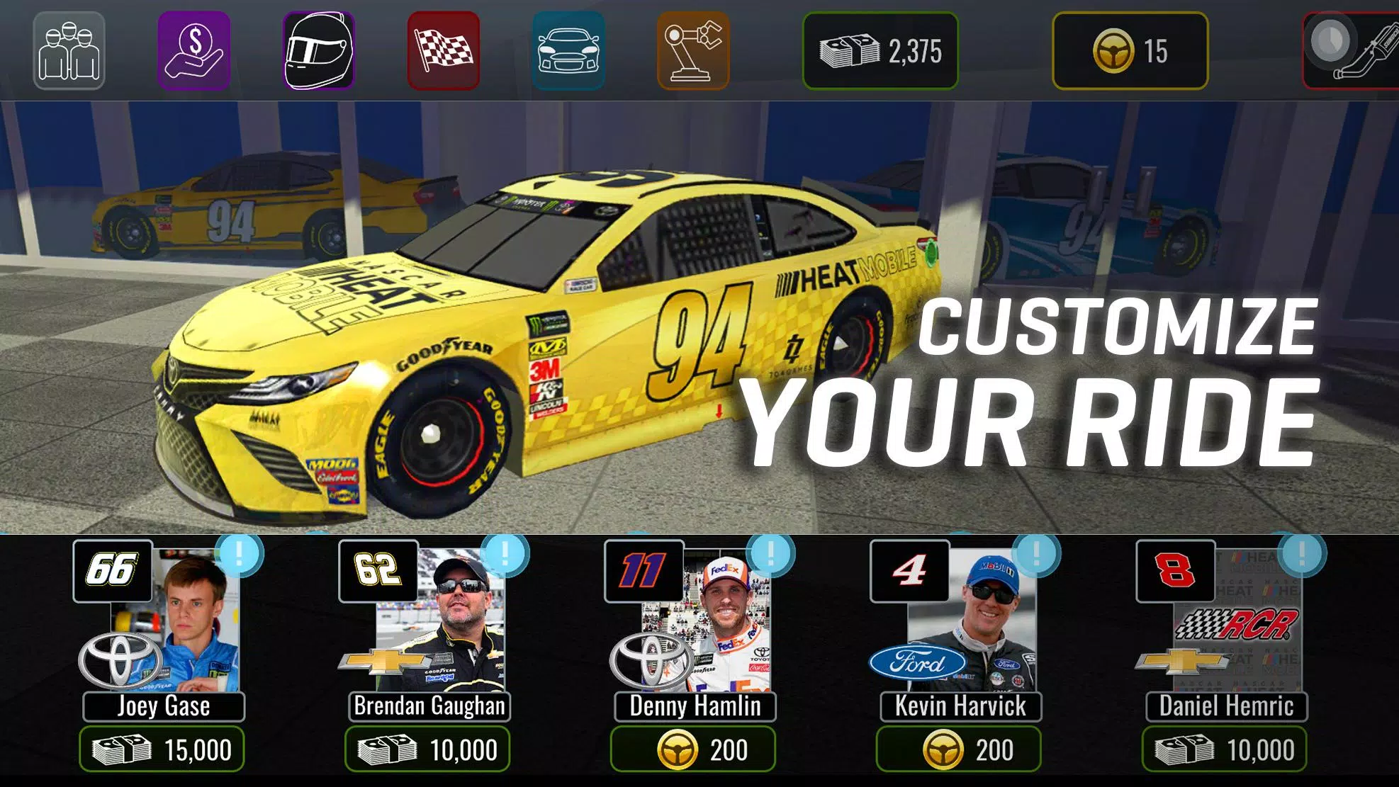NASCAR Heat Mobile應用截圖第1張