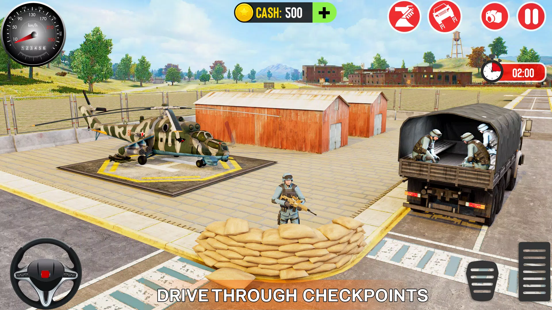 Army Car Games Truck Driving ဖန်သားပြင်ဓာတ်ပုံ 3