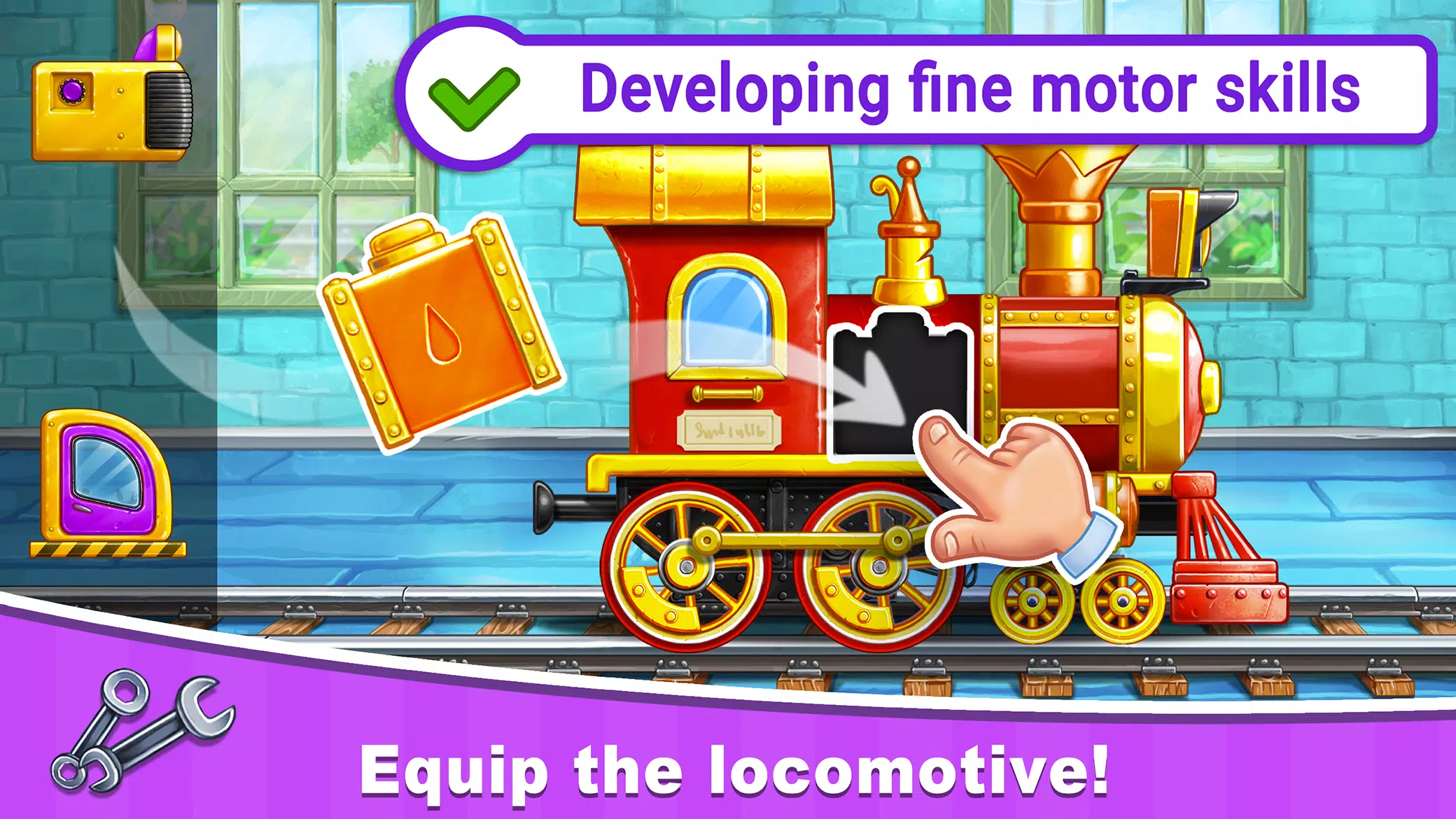 Train Games for Kids: station Zrzut ekranu 0