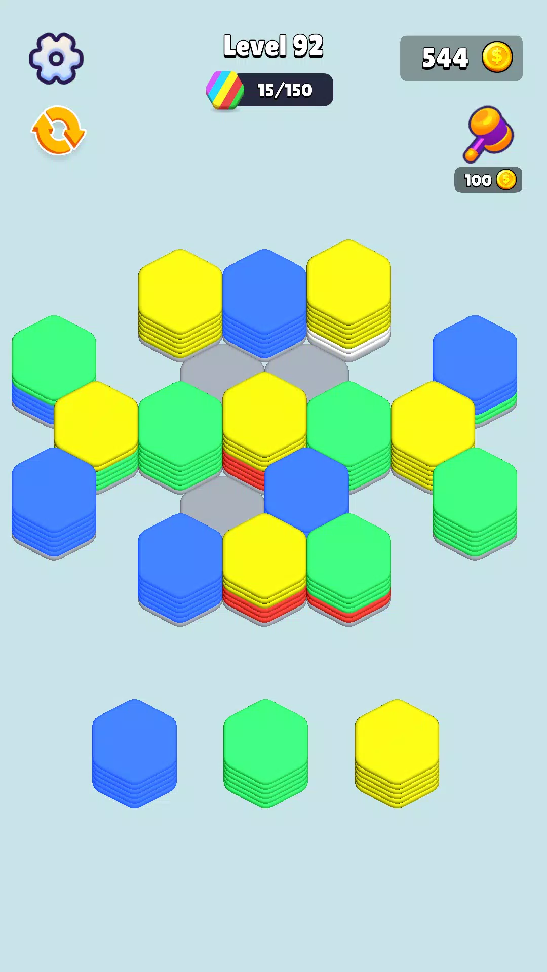 Schermata Stack Hexa Sort: Puzzle Match 2