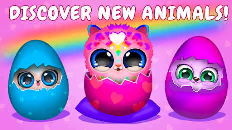 Merge Fluffy Animals: Egg pets スクリーンショット 0