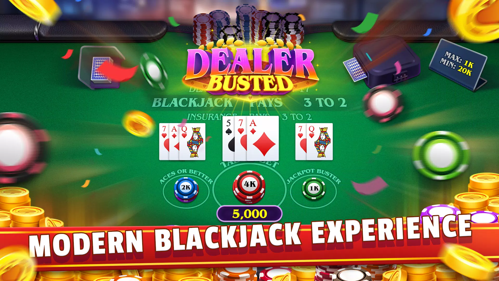 Modern Blackjack Captura de tela 3