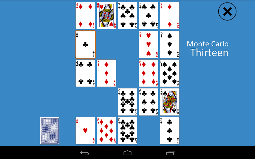 Solitaire Monte Carlo Plus Скриншот 1
