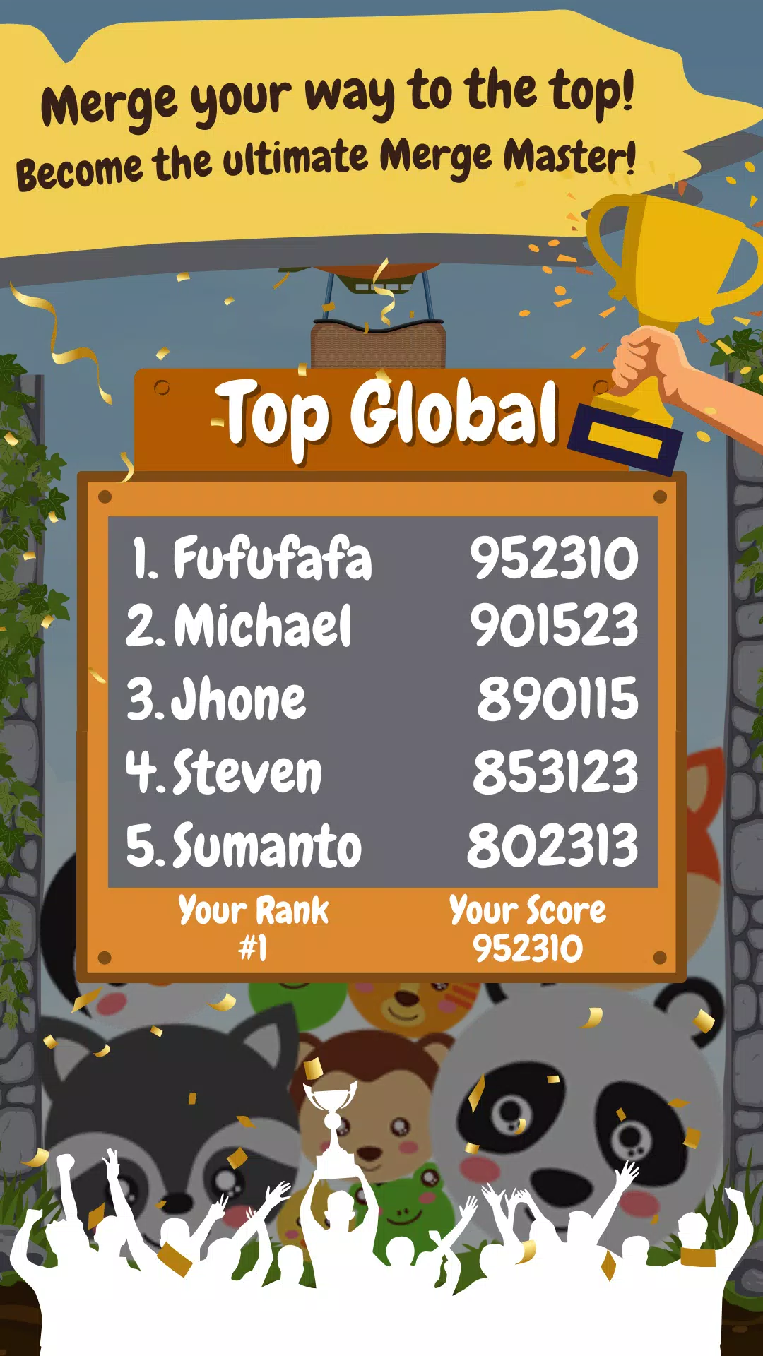 animal drop merge Tangkapan skrin 2